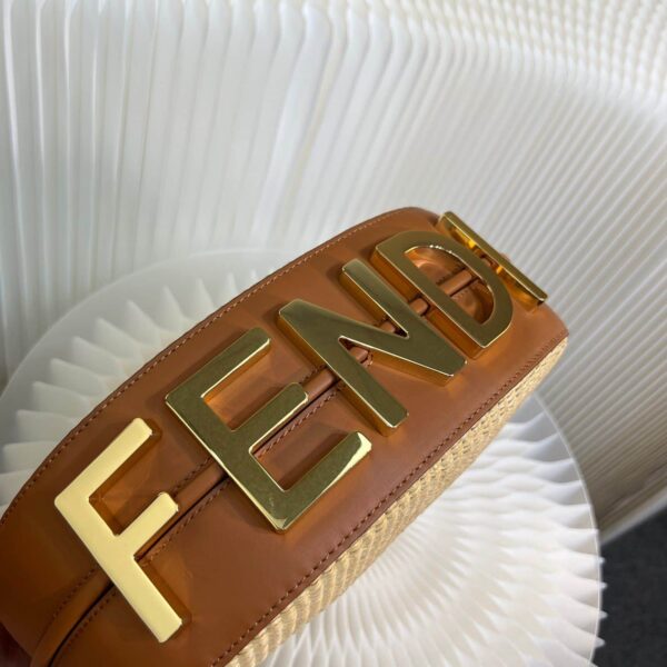 1:1 Replica Fendi Fendigraphy Small Brown For Women 24.5cm / 9.6in