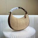 1:1 Replica Fendi Fendigraphy Small Brown For Women 24.5cm / 9.6in