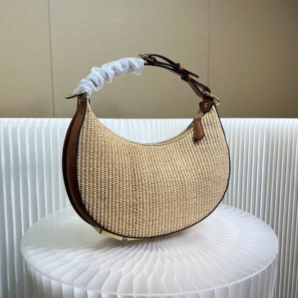 1:1 Replica Fendi Fendigraphy Small Brown For Women 24.5cm / 9.6in