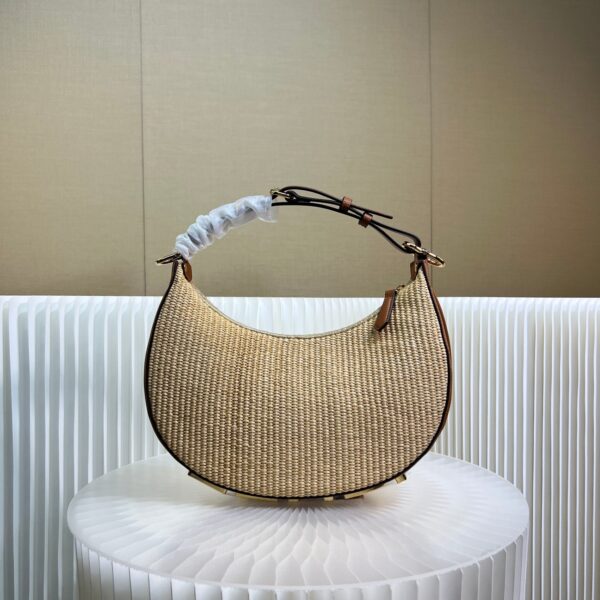 1:1 Replica Fendi Fendigraphy Small Brown For Women 24.5cm / 9.6in