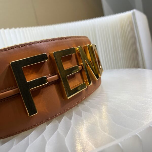 1:1 Replica Fendi Fendigraphy Small Brown For Women 24.5cm / 9.6in