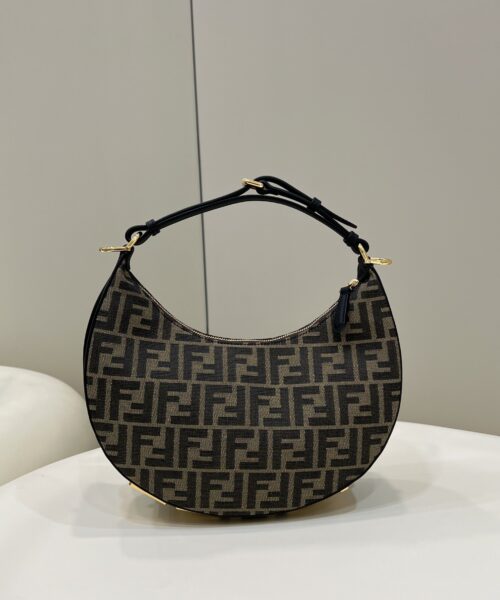 1:1 Replica Fendi Fendigraphy Small Brown For Women, Women's Handbags, Shoulder Bags 11.4in/29cm 8BR798