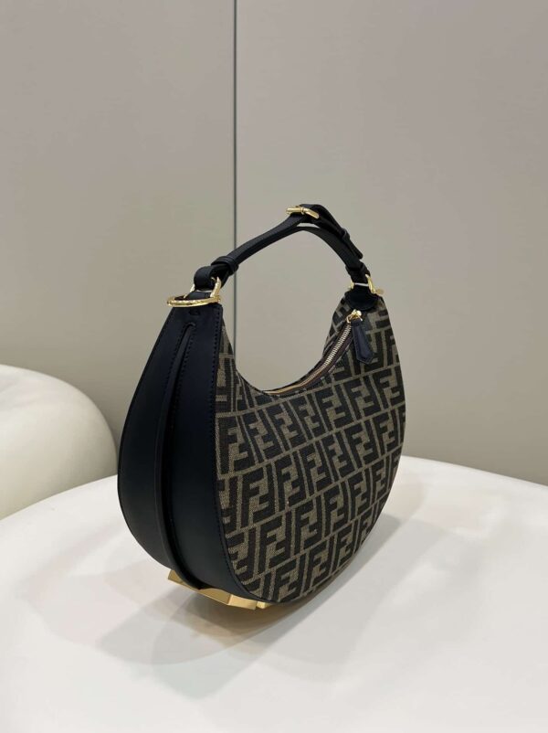 1:1 Replica Fendi Fendigraphy Small Brown For Women, Women's Handbags, Shoulder Bags 11.4in/29cm 8BR798