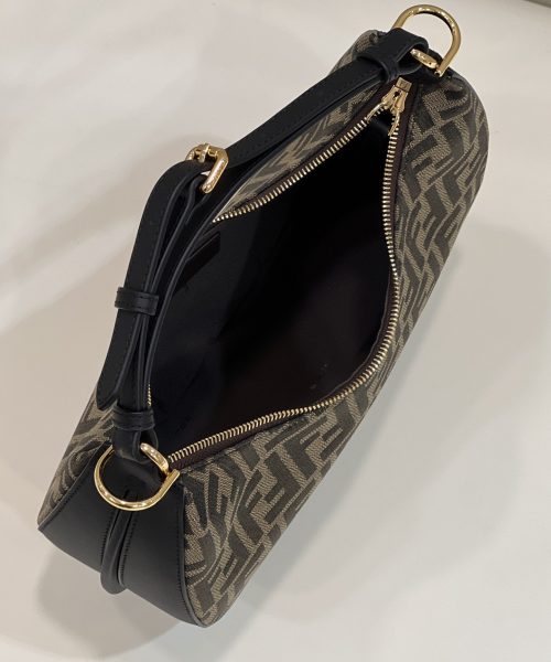 1:1 Replica Fendi Fendigraphy Small Brown For Women, Women's Handbags, Shoulder Bags 11.4in/29cm 8BR798