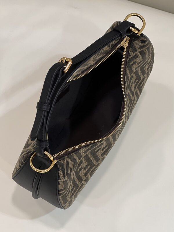 1:1 Replica Fendi Fendigraphy Small Brown For Women, Women's Handbags, Shoulder Bags 11.4in/29cm 8BR798