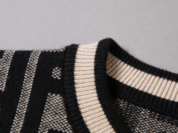 Fendi FF Monogram Sweater Black For Men