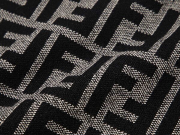 Fendi FF Monogram Sweater Black For Men