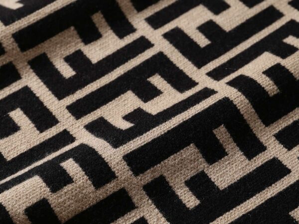 Fendi FF Motif Sweater Brown For Men