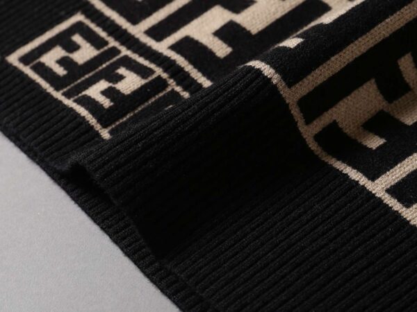 Fendi FF Motif Sweater Brown For Men