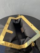 1:1 Replica Fendi First Medium Black Fox Fur Bag For Woman 32.5cm/13in