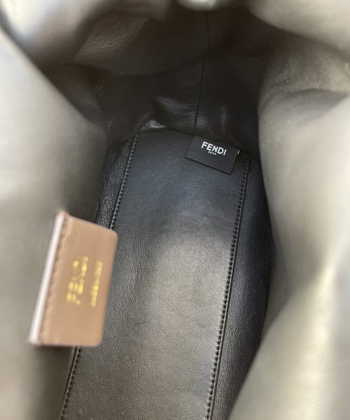 1:1 Replica Fendi First Medium Black Fox Fur Bag For Woman 32.5cm/13in