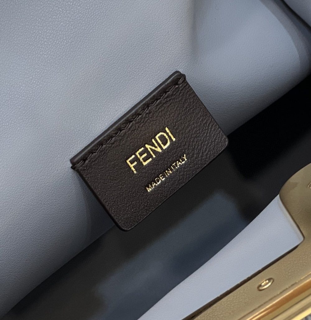 1:1 Replica Fendi First Medium Blue Bag For Woman 32cm/12.5in - Image 3