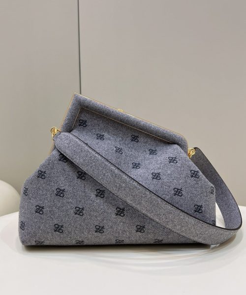 1:1 Replica Fendi First Medium Blue Bag For Woman 32cm/12.5in