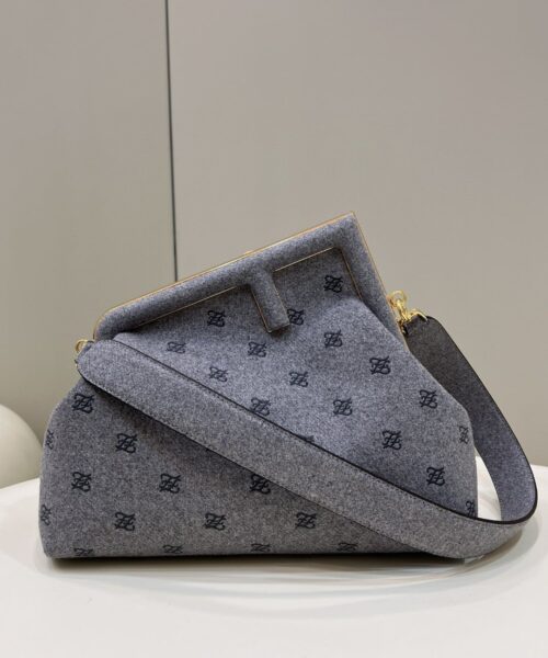 1:1 Replica Fendi First Medium Blue Bag For Woman 32cm/12.5in