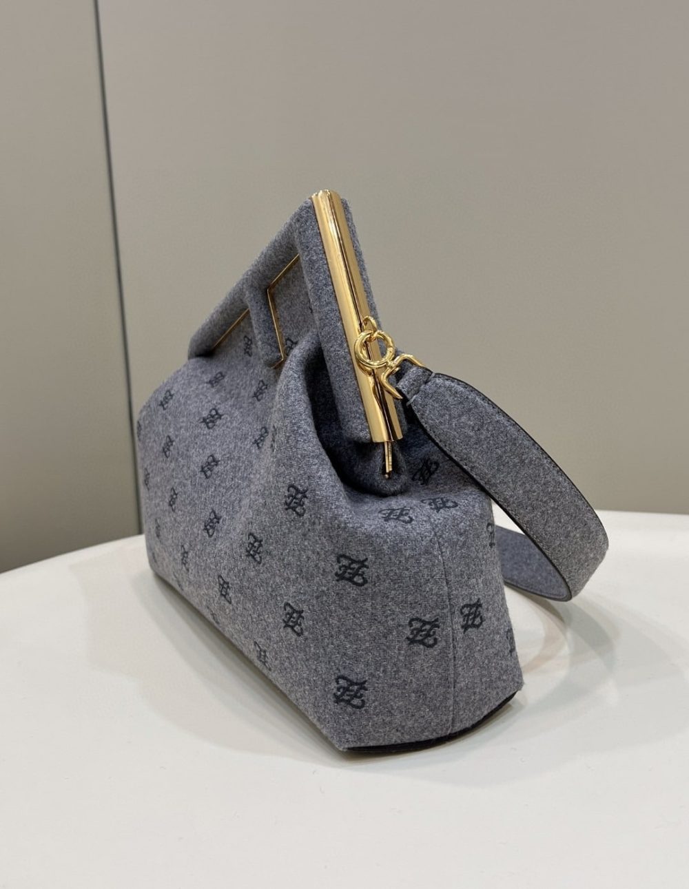 1:1 Replica Fendi First Medium Blue Bag For Woman 32cm/12.5in - Image 8
