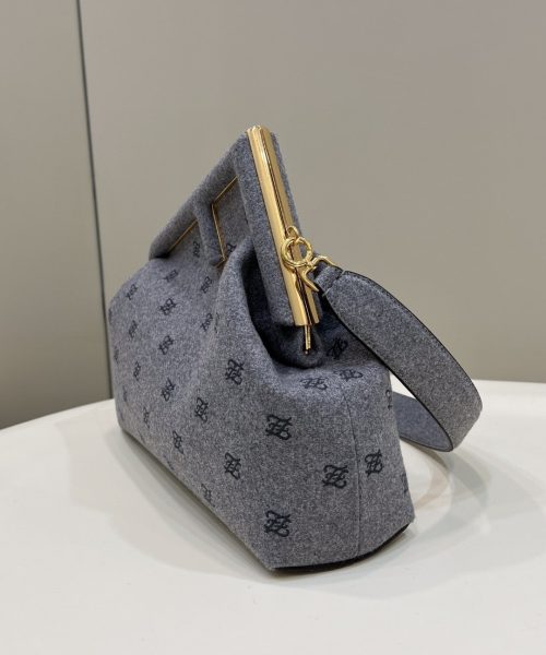 1:1 Replica Fendi First Medium Blue Bag For Woman 32cm/12.5in