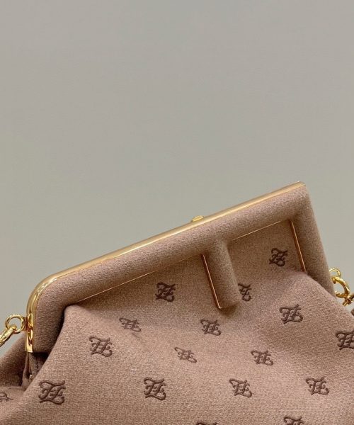 1:1 Replica Fendi First Medium Brown Bag For Woman 32cm/12.5in