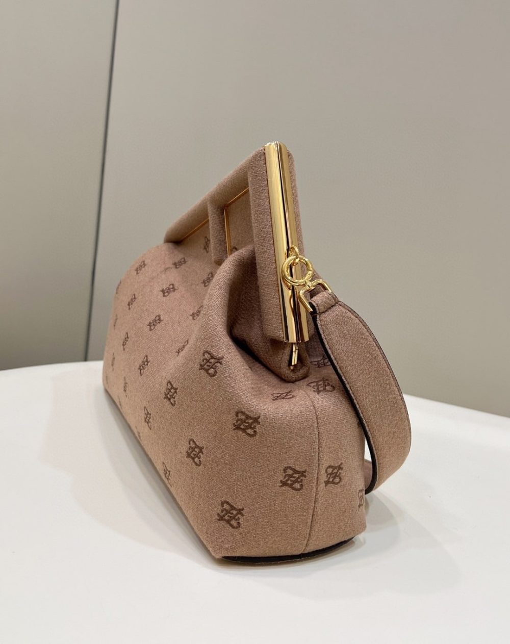 1:1 Replica Fendi First Medium Brown Bag For Woman 32cm/12.5in - Image 6