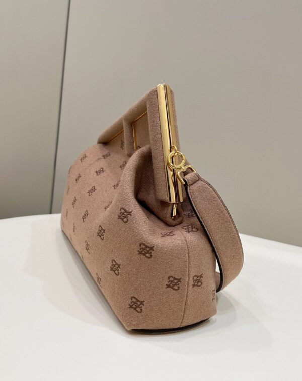 1:1 Replica Fendi First Medium Brown Bag For Woman 32cm/12.5in