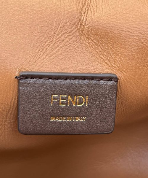 1:1 Replica Fendi First Medium Brown Fox Fur Bag For Woman 32.5cm/13in
