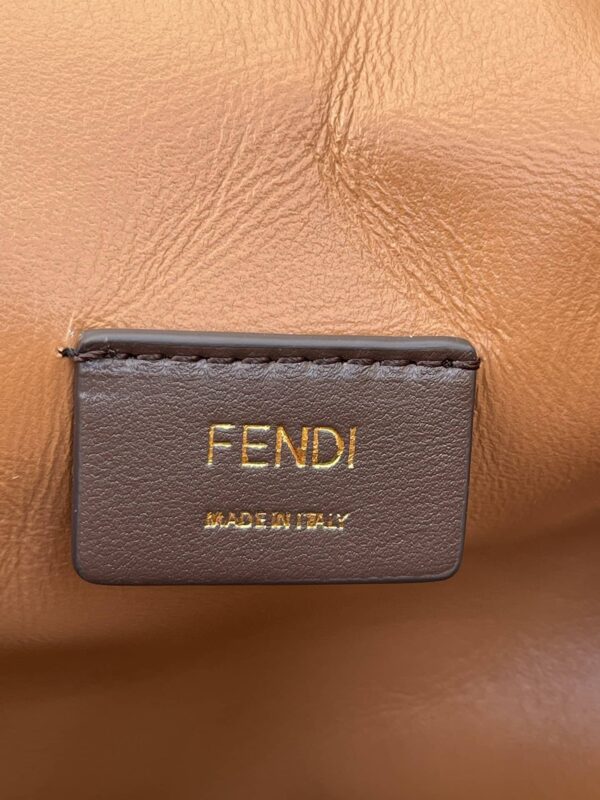 1:1 Replica Fendi First Medium Brown Fox Fur Bag For Woman 32.5cm/13in