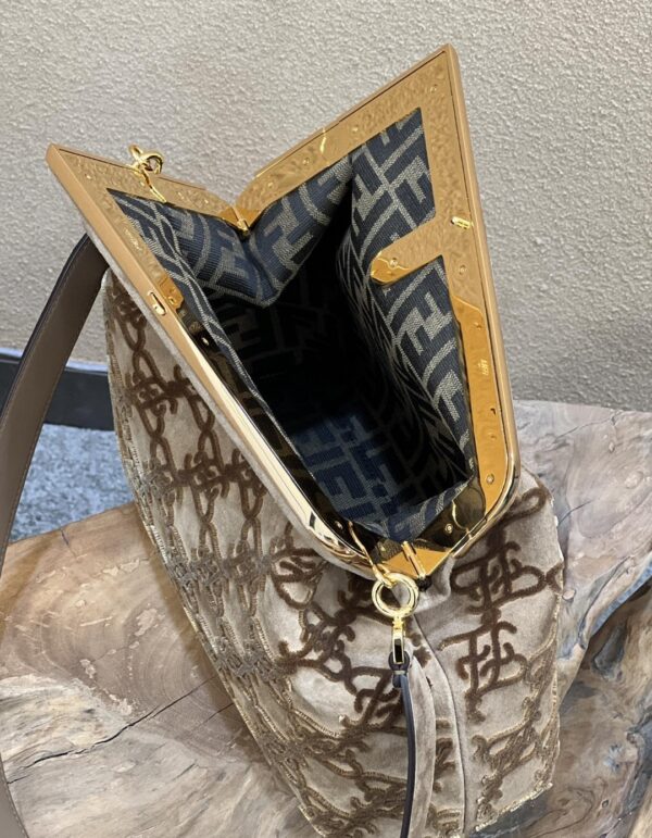 1:1 Replica Fendi First Medium Gray Bag For Woman 32.5cm/13in
