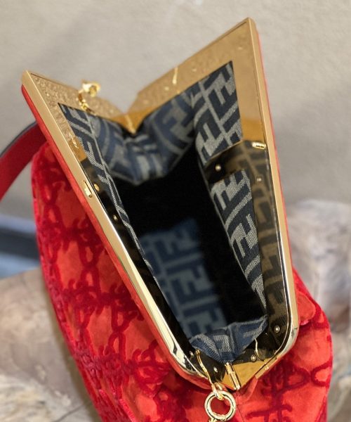 1:1 Replica Fendi First Medium Red Bag For Woman 32.5cm/13in