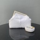 1:1 Replica Fendi First Medium White Fox Fur Bag For Woman 32.5cm/13in