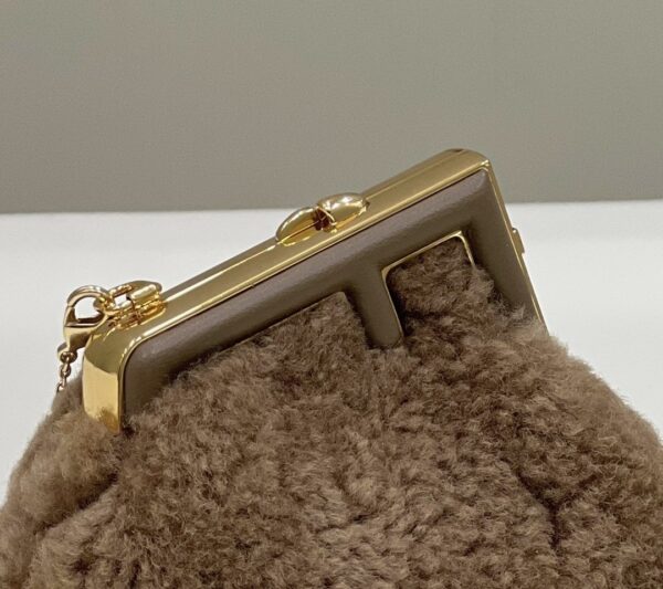 1:1 Replica Fendi First Mini Brown Mink Bag For Woman 11.5cm/4in