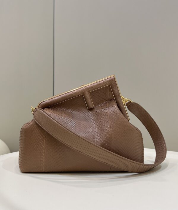 1:1 Replica Fendi First Small Beige Bag For Woman 26cm/10in