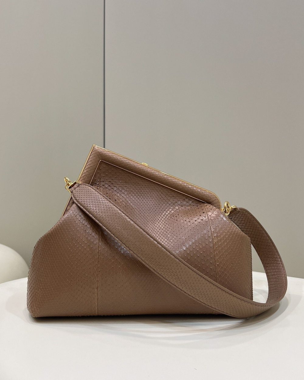 1:1 Replica Fendi First Small Beige Bag For Woman 26cm/10in