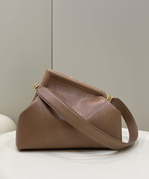 1:1 Replica Fendi First Small Beige Bag For Woman 26cm/10in