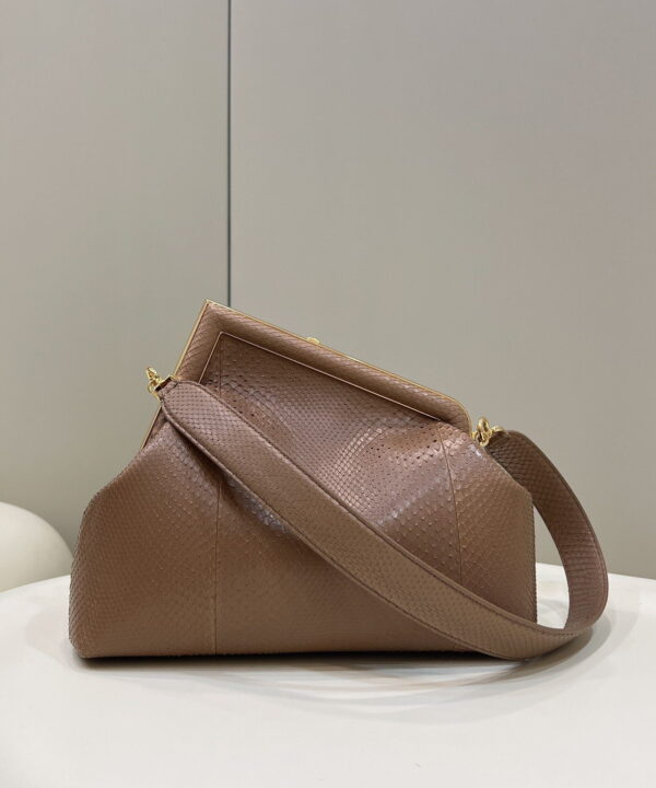1:1 Replica Fendi First Small Beige Bag For Woman 26cm/10in