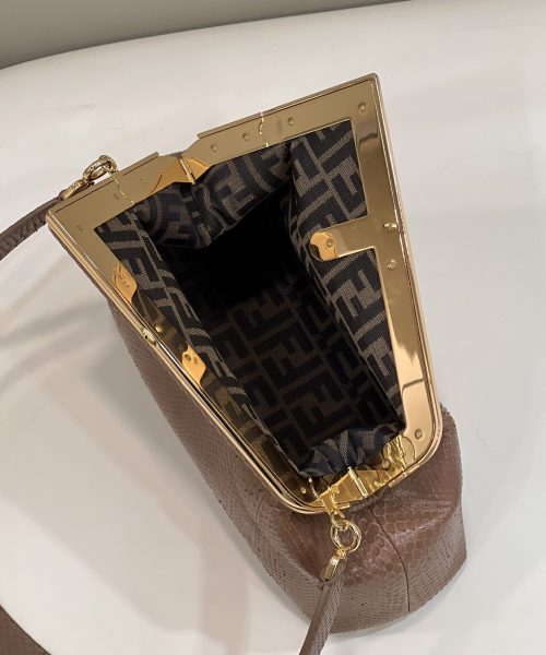 1:1 Replica Fendi First Small Beige Bag For Woman 26cm/10in