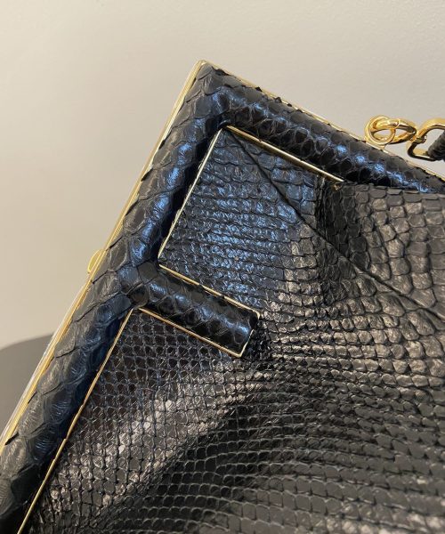 1:1 Replica Fendi First Small Black For Women, Women's Bags, Shoulder And Crossbody Bags 10.2in/26cm FF 8BP129A