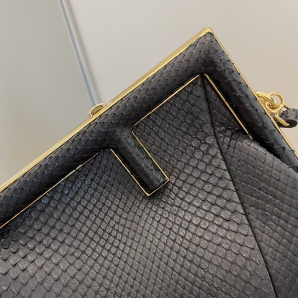 1:1 Replica Fendi First Small Black For Women, Women's Bags, Shoulder And Crossbody Bags 10.2in/26cm FF 8BP129A