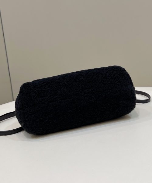 1:1 Replica Fendi First Small Black Mink Bag For Woman 26cm/10in