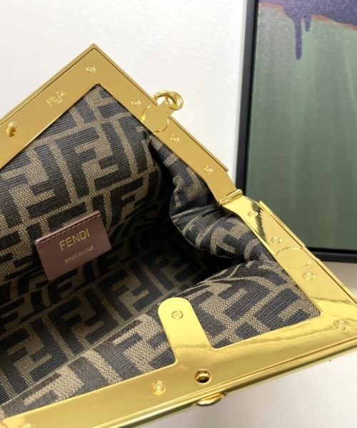1:1 Replica Fendi First Small Black with python Bag For Woman 26cm/10in 8BP129AGWRF1G5K