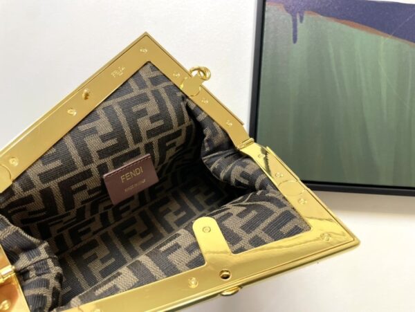 1:1 Replica Fendi First Small Black with python Bag For Woman 26cm/10in 8BP129AGWRF1G5K