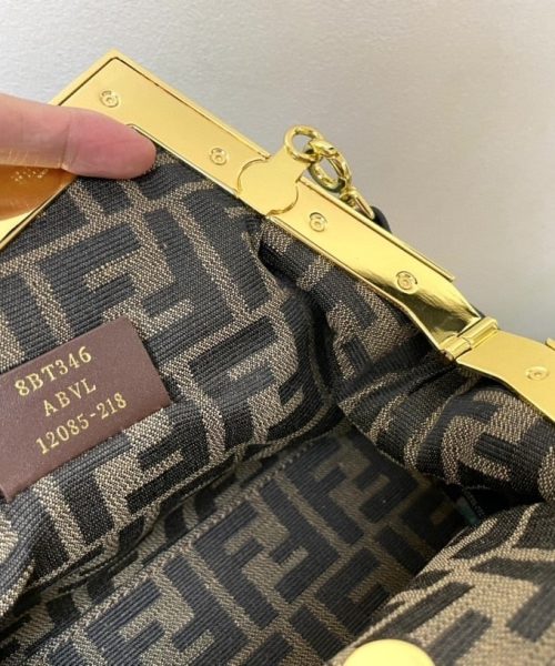 1:1 Replica Fendi First Small Black with python Bag For Woman 26cm/10in 8BP129AGWRF1G5K