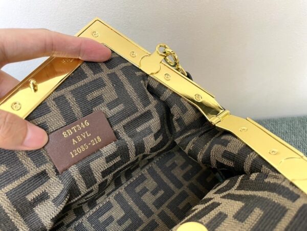 1:1 Replica Fendi First Small Black with python Bag For Woman 26cm/10in 8BP129AGWRF1G5K