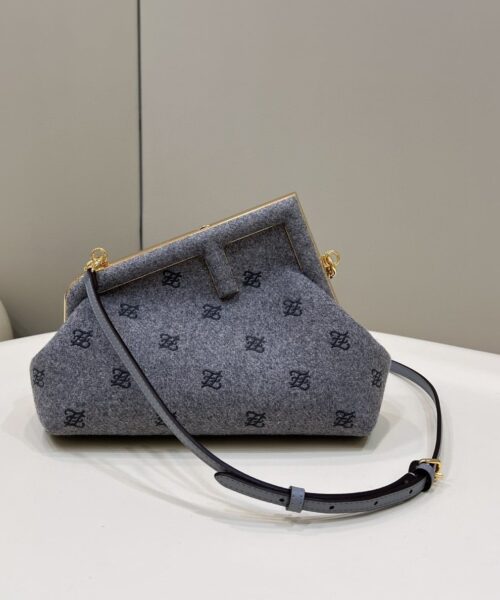 1:1 Replica Fendi First Small Blue Bag For Woman 26cm/10in
