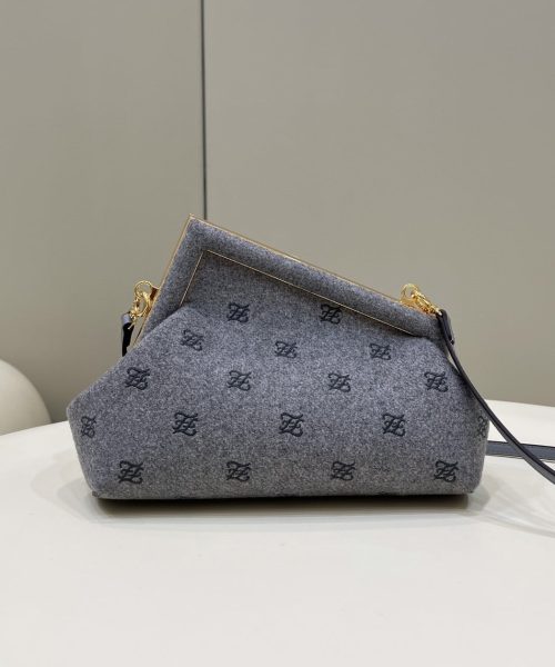 1:1 Replica Fendi First Small Blue Bag For Woman 26cm/10in