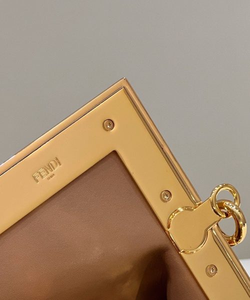 1:1 Replica Fendi First Small Brown Bag For Woman 26cm/10in