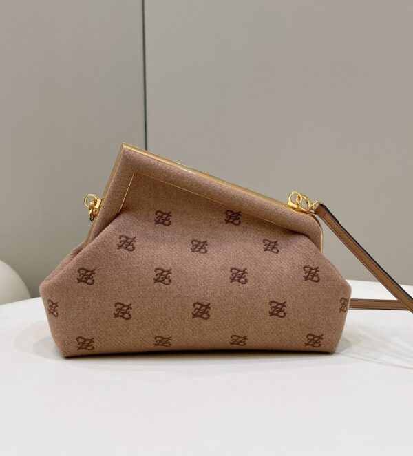 1:1 Replica Fendi First Small Brown Bag For Woman 26cm/10in