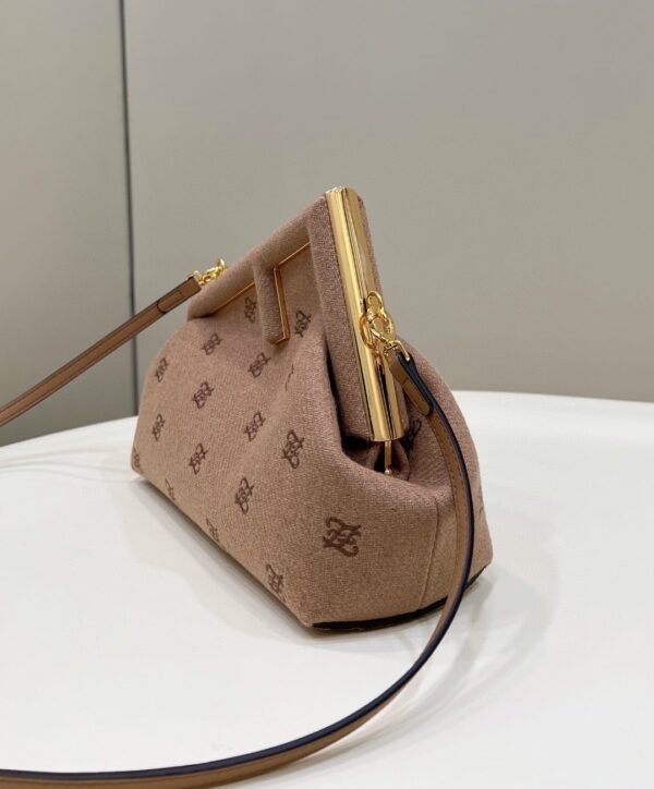 1:1 Replica Fendi First Small Brown Bag For Woman 26cm/10in