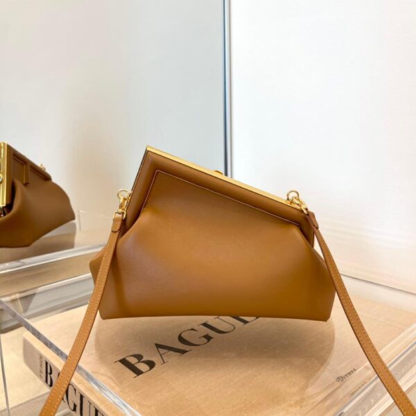 1:1 Replica Fendi First Small Brown For Women, Women's HandBags, Shoulder And Crossbody Bags 10.2in/26cm FF 8BP129ABVEF0NYJ
