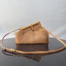 1:1 Replica Fendi First Small Brown Fox Fur Bag For Woman 26cm/10in