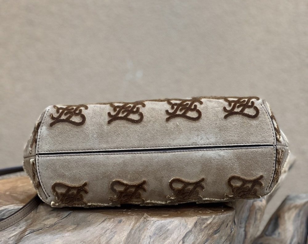 1:1 Replica Fendi First Small Gray Bag For Woman 26cm/10in - Image 4