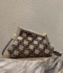 1:1 Replica Fendi First Small Gray Bag For Woman 26cm/10in